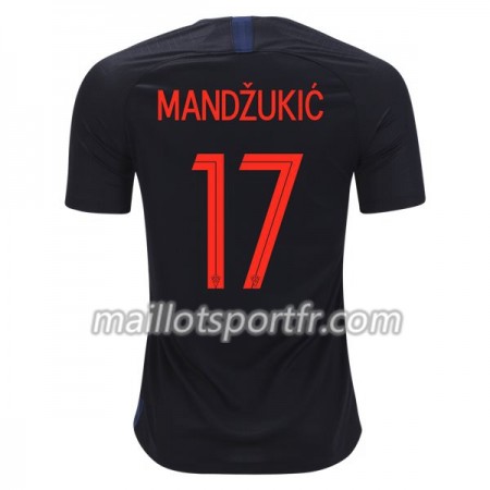Maillot de Foot Croatie Mandzukic 17 Exterieur Coupe du monde 2018 Maillot de Foot Croatie Mandzukic 17 Exterieur Coupe du monde 2018